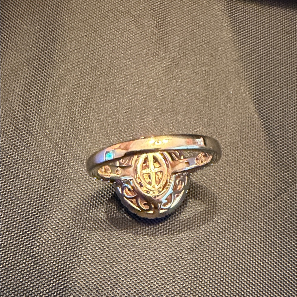 Macy's Dazzling Silver Cluster Ring - image 3